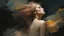 Placeholder: Aphrodite :: digital matt painting with rough paint strokes by Jeremy Mann + Carne Griffiths + Leonid Afremov, black canvas