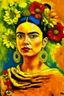 Placeholder: mexican cote d'azur woman yellow mexican frida kalho