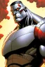 Placeholder: A comic portrait of Colossus, from Marvel Comics