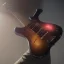 Placeholder: Cyberpunk GUITAR, hyper realistic