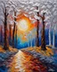 Placeholder: romantic-impressionism expressionist style oil painting,-impressionist impasto acrylic painting, thick layers of silver textured paint,ultra reality,bright colors,8k,thick white paint,silver and white,