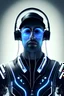 Placeholder: high details, cyberpunk, dj, male, robotic, wearing headphones