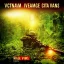 Placeholder: vietnam war. jungle. cd cover. bokeh. lens flare. warm lights. high detailed