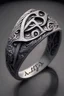 Placeholder: ring Engraved 'A' letter