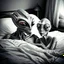 Placeholder: Gray alien in your bed with your girlfriend