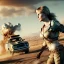 Placeholder: Ultra realistic mad max scene, party. Danger sweet woman, waist up view. Steampunk style, epic, yellow smoke fog, hottest, highly detailed, concept art, unreal engine 5, god rays, ray tracing, RTX, lumen lighting, ultra detail, volumetric lighting, 3d, finely drawn, high definition, high resolution.