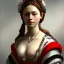 Placeholder: Portrait of a beautiful busty woman Caravaggio style