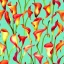 Placeholder: Calla Lily flower print, seamless pattern, pop art, small print, wallpaper