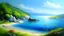 Placeholder: calm beauty, coastal view, foreign