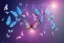 Placeholder: opening to the soft pink and blue crystal rise of butterflies