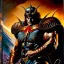 Placeholder: portrait oil on canvas,Giants,comic book cover, mystical colors,insanely detailed,realistic,intrincate detail, 16k resolution, masterpiece, Frank Frazetta, Alex Horley, Simon Bisley,Greg Danton,Justin Sweet