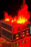 Placeholder: Firestarter hifi chain '80s flames all around