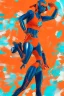 Placeholder: Miami Dolphins-themed female superheroine orange and teal skin-tight costume Coptic Art Afrofuturism Style of Elle Reisha Perlmutter Leng Jun Stan Lee Joseph Ducreux Kehinde Wiley Boris Vallejo Jeff Koons photorealistic portrait painting Marvel Comics chunyu japanesehighschool academic art street art 64 megapixels Pixar, Disney 3d digital art, Maya 3D, ZBrush 3D shading dynamic lighting iridescent