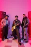 Placeholder: the cast from the "push the tempo" music video with fatboy slim