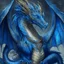 Placeholder: Kaiyubra - God of Protection, Justice, Law Keepers, and Truth-Seeking, Patron of Nobility and Peaceful Dragons A blue dragon