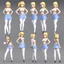 Placeholder: Details The LA Takeshita Poses include a total of 40 poses;10 floor ones and another 10 standing poses along with a mirrored version of all of them! What's Included and Features LA Takeshita Poses for Genesis 9 Anime Feminine: (.DUF) 40 Full Body Poses Including: