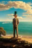 Placeholder: The edge of surrender: a surreal mashup inspired by Magritte and Ernst