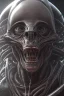 Placeholder: evil berserker, alien, tron, bitcoin eyes, 8k, finely detailed, photo realistic, hr giger