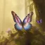 Placeholder: intricate details, realistic, octane,colorfull unreal engine, ,zoomed out + portrait, volumetric lighting, shiny,extreme detail, Photorealism, High detail, Hyper realistic butterflies in forest, macro lens blur,abstract paint, sharp,eos5d mark 4, ef 85mm 5.6, focus