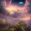 Placeholder: 6. Create a surreal and dreamlike landscape with floating islands and colorful skies