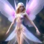 Placeholder: beautiful fairy very etheric, nice smiling, long blond hair, magic glamour pink make up, delicate colors, complete vision of very transparent and big wings, beautiful glamour transparent dress, ultra sharp focus, 8k, unreal engine 5, extremely sharp detail, light effect, soft light atmosphere, smooth, full of details, face in front, complete vision of face and hair and of the body