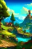 Placeholder: fantasy adventure landscape