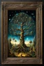 Placeholder: magical fantasy trees, very detailed, amazing quality, etheral, extreme, intricate, cinematic light, highly detailed, beautiful, expressziv by Hieronymus Bosch, 3D, surreal, creepy stunning, in frame