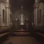 Placeholder: on old church interior, scary, steam punk, realistic, made in octane, cinematic, ultra-realistic, extremely detailed octane rendering, 8K, VRAY Super Real ar 2:3, dof photorealistic futuristic 50mm lens hard lighting dark gray tintype photograph, realistic lighting, sepia color