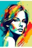 Placeholder: modern abstract woman painting vector