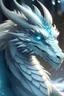 Placeholder: an ice dragon-human hybrid teen
