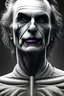 Placeholder: The Joker, brutal face, portrait, 8k, finely detailed, dark light, photo realistic, hr giger