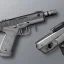 Placeholder: pistol, grey background