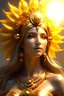 Placeholder: Goddess of the sun, ultra realistic