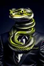 Placeholder: Snake dressed in a business suit