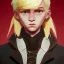 Placeholder: Portrait of a 9 year old warlock blond boy Jim Kay style