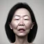 Placeholder: An older asian woman’s face while she has an orgasm