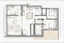 Placeholder: blueprint, small house floor plan, technical, illustration, videogame