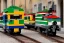 Placeholder: Train lego in Italian town lego