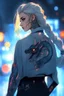 Placeholder: Yakoza girl with Japanese neon dragon tattoo in 8k anime realistic drawing style, close picture, rain, intricate details, highly detailed, high details, detailed portrait, masterpiece,ultra detailed, ultra quality