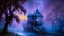 Placeholder: A violet mansion with plasma ooze ghosts painted by Ivan Aivazovsky