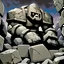 Placeholder: fantasy 90's tcg stone granite golem artwork