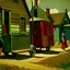 Placeholder: gypsy wagons, Edward Hopper