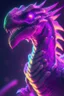 Placeholder: Rainbow dinosaur humanoid alien,GLOWING, PURPLE, pink, 4K, 8K, CINEMATIC