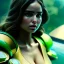 Placeholder: hyper realistic portrait of my ethereal waifu cute innocent green slimy alien female froggy lady, played by ana de armas, with adorable uwu eyes painted by greg rutkowski, wlop, 7 0 s scifi
