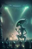 Placeholder: Alien concert , HD, octane render, 8k resolution