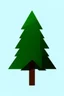 Placeholder: simplified pine tree, flat vector clipart