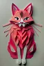 Placeholder: cat, Kirigami, papper cut artwork, huper detailed, realistic, colorful, 4k