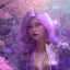 Placeholder: one big crystal subtle castle blue violet in a galactic ambiance delicate colors, bin the foreground, full of details, smooth，soft light atmosphere, light effect，vaporwave colorful, concept art, smooth, extremely sharp, full body shot, masterpiece, best quality, blue skinned, sparkling eyes, fluorescent skin,blue eyes,sparkling makeup, long blond hair, fairy style , highly detailed body, sun light, 4K, RAW, depth of field,high contrast,realistic de