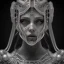 Placeholder: A viking girl with a mask, hr giger, scary, steam punk, realistic, made in octane, cinematic, ultra-realistic, extremely detailed octane rendering, 8K, VRAY Super Real ar 2:3, dof photorealistic futuristic 50mm lens hard lighting dark gray tintype photograph, realistic lighting, sepia color