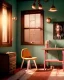 Placeholder: Room scene with simple hair monster, Wes Anderson style, realistic photo, sweet, concept art, smooth, unreal engine 5, god lights, ray tracing, RTX, lumen lighting, ultra detail, volumetric lighting, 3d.